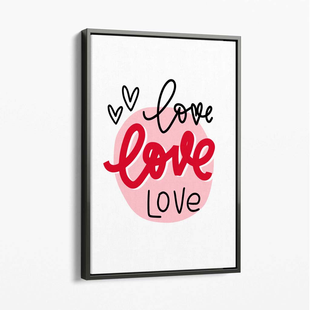Leinwanddruck „Kreis der Liebe“