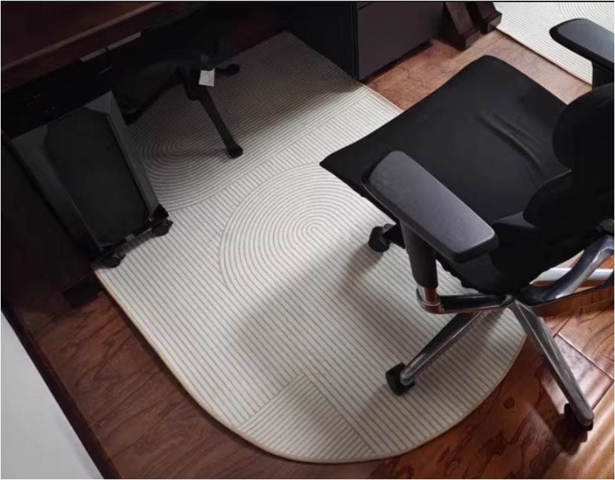 Sandsberg | FlexGuard Bürostuhl Bodenmatte – Stylische rutschsichere Schutzmatte für Hartböden & Teppiche