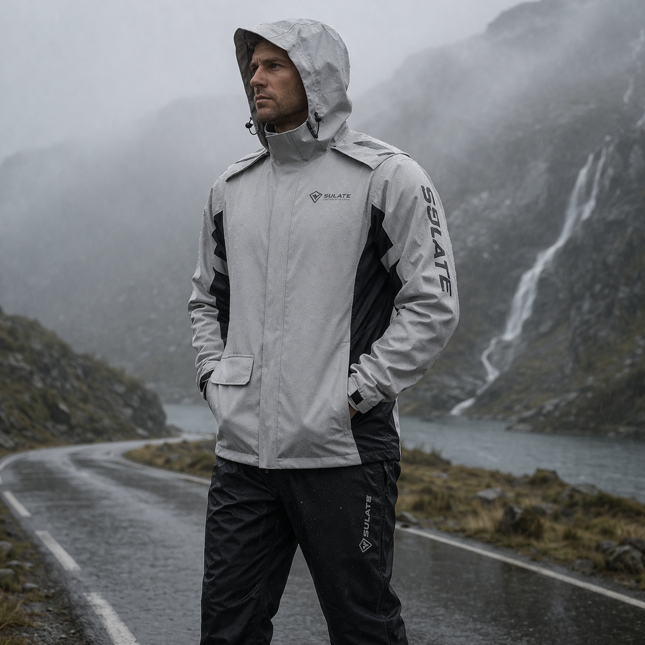 Regenanzug StormShield – Wasserdichter Winddichter Fahrradregenanzug | Karnz