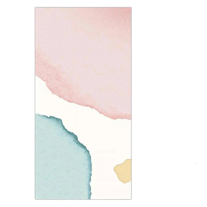 Farbenfrohe Pastell-Aquarell-abstrakte Wandkunst hochwertige Leinwanddrucke Bilder für moderne Wohnung Wohnzimmer Studio Schlafzimmer Kunstdekoration