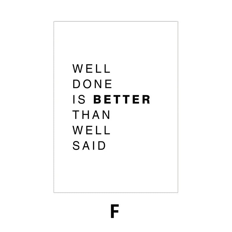 Tägliche Motivation Inspirierende Zitate Poster Wandkunst Fine Art Leinwanddrucke Einfache Zitate Bilder Für Schlafzimmer Arbeitszimmer Büro Dekor