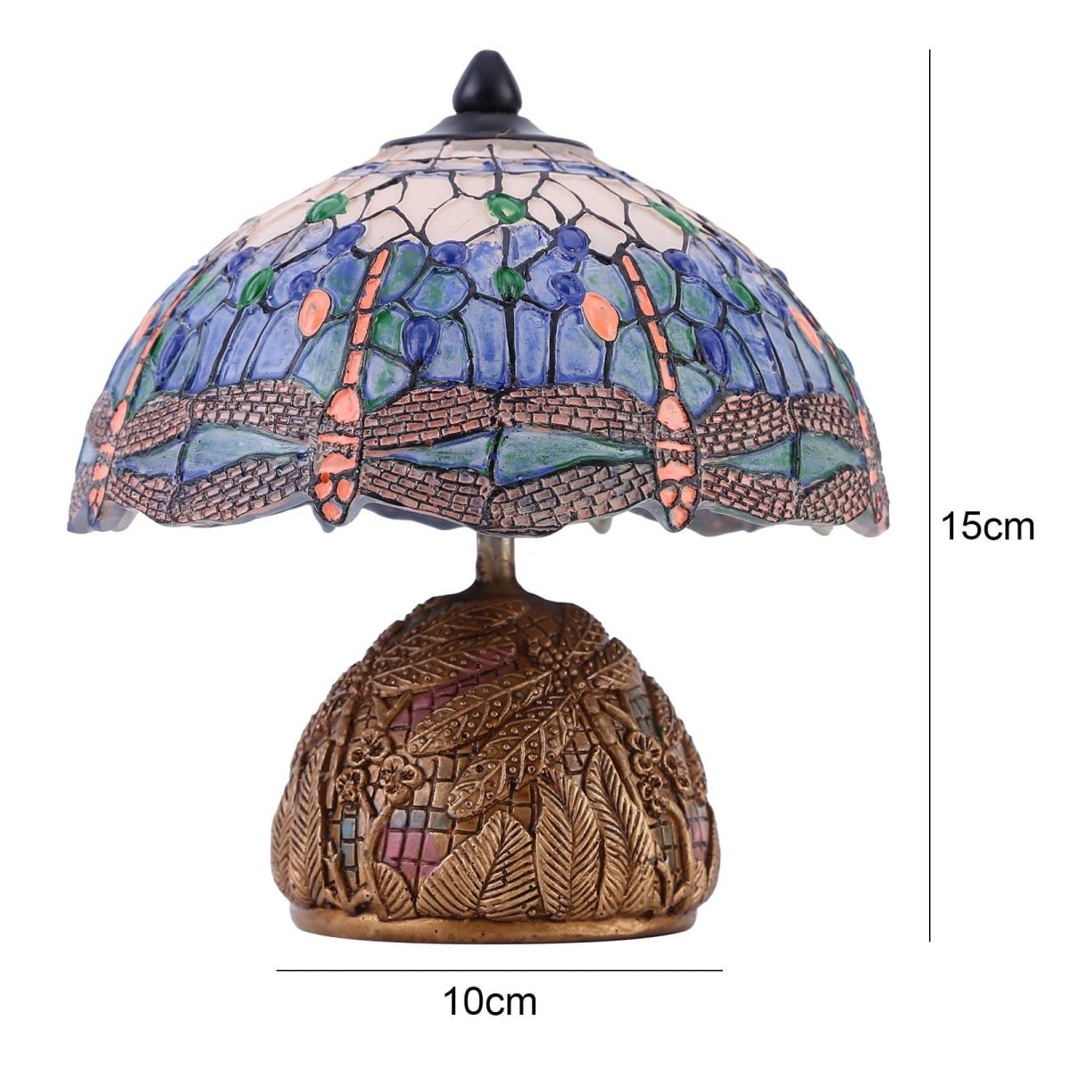 Vintage-Dragonfly-Lampe - Florale Eleganz und Sanftheit | Karnz