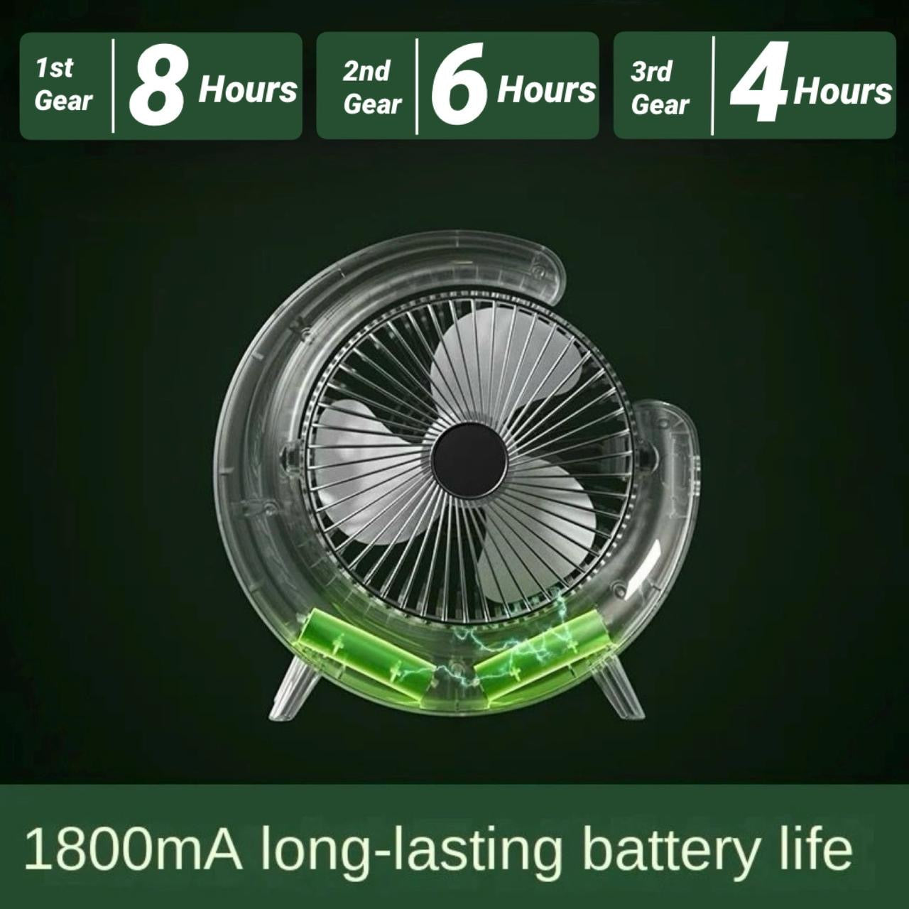 Fan Desktop Rechargeable 2:1 | Karnz