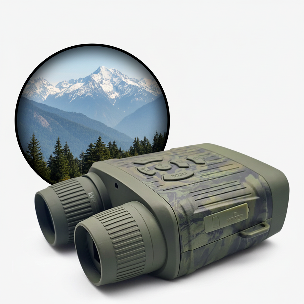OptiClear | Nachtsichtfernglas | 1000ft Infrarot, HD-Display zum Jagen und Überwachen
