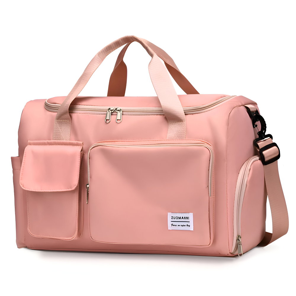 Wasserdichte Reisetasche mit Schuhfach – Leichte Wochenendtasche mit viel Stauraum