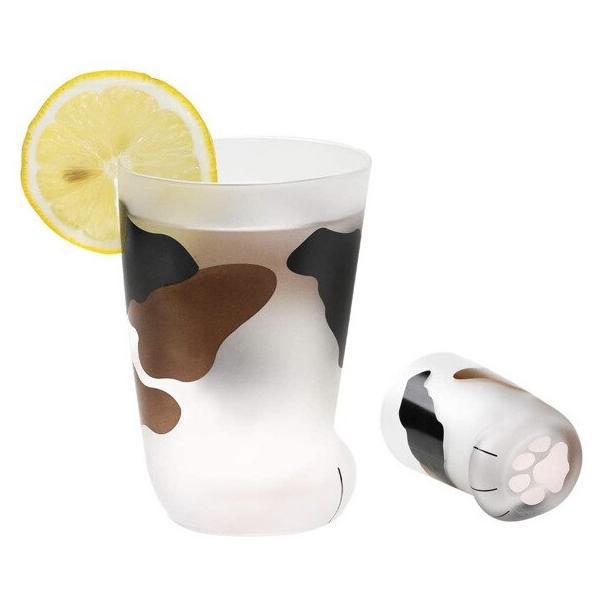 Glas Katzenpfoten Tasse | Karnz