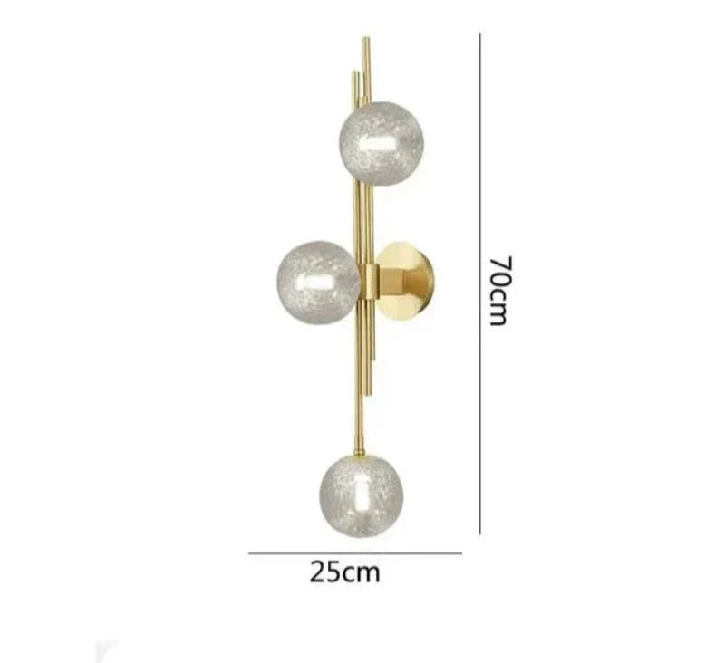 Moderne Glasball-Wandleuchten – Elegante LED-Wandleuchten für Schlafzimmer und Wohnzimmer | Karnz