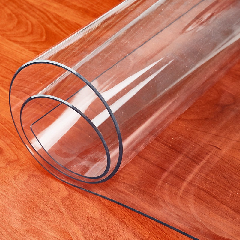 Transparente gefrostete PVS Tischschutz | Karnz