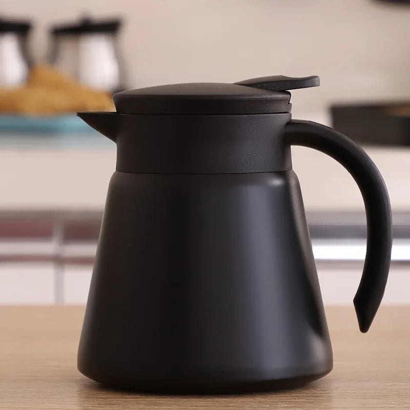 Karnz | ThermoBrew Isolierte Karaffe | Edelstahl 304 | Doppelwandig & Vakuumisoliert | 6h Heiß / 12h Kalt | 0,5 L