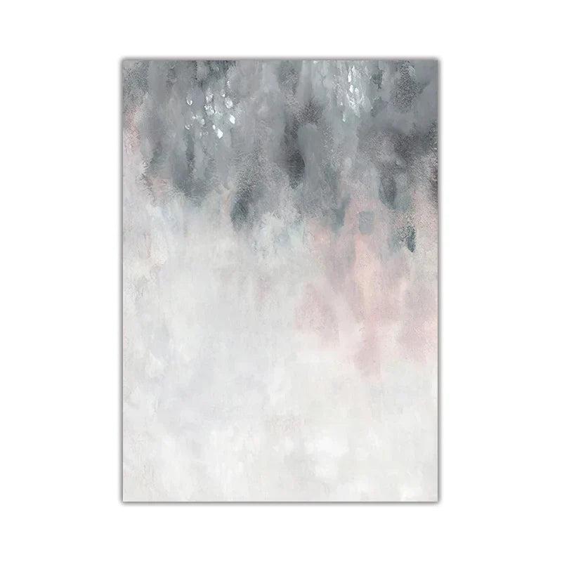 Abstracte Schattierungen von Pink Grau Minimalistische Wandkunst Feine Kunst Leinwanddrucke Bilder für moderne Wohnungen Wohnzimmer Kunst Dekor | Karnz