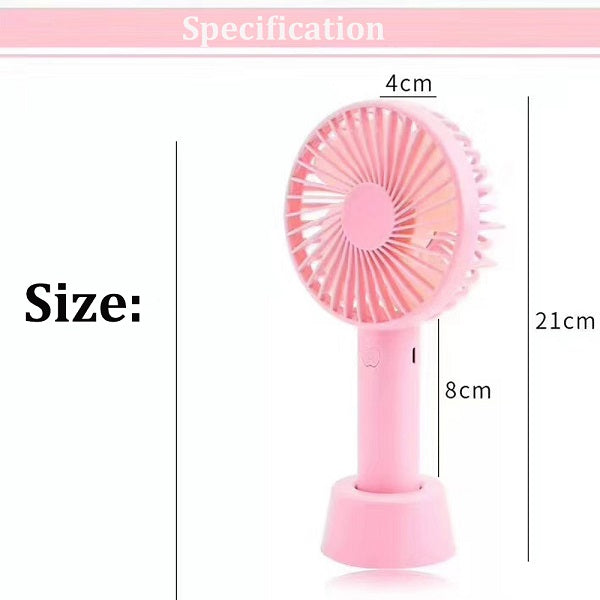 Mini wiederaufladbarer Ventilator mit Ständer | Karnz