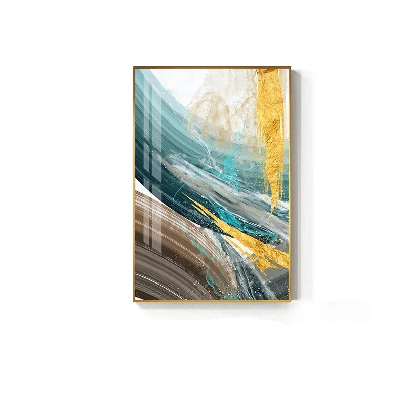 Abstracte grüne braune Farbexplosion Wandkunst Fine Art Leinwanddrucke moderne Farben Bilder für Wohnzimmer Esszimmer zeitgenössische Wohnkultur | Karnz