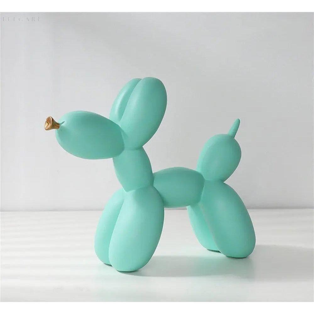 Haku - Ballonhundfigur mit goldenem Schnauze | Karnz