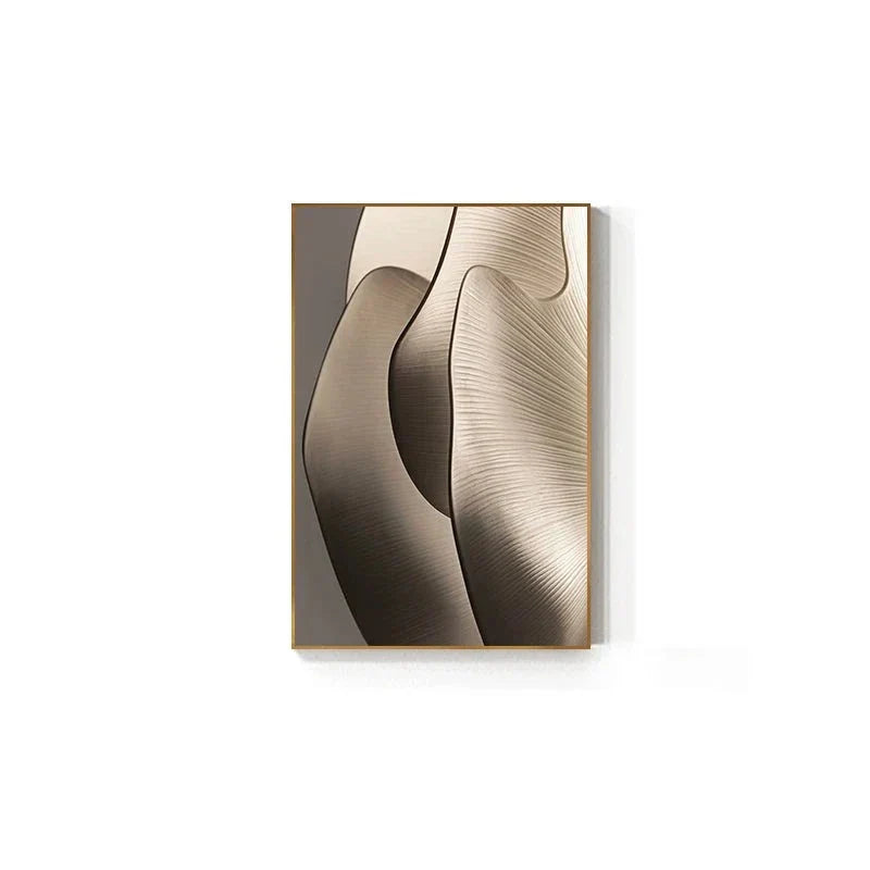 Moderne Ästhetik Abstracte Geometrie Wandkunst Feine Kunst Leinwanddrucke Bilder für luxuriöse Wohnung Wohnzimmer Esszimmer Eingang Foyer Kunst Dekor | Karnz