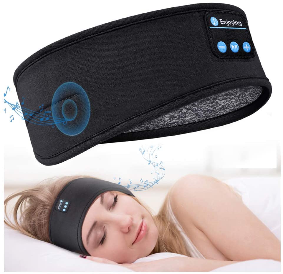 RestRhythm Bluetooth-Schlafmaske – Bequeme Musikmaske für Entspannung und Schlaf | Karnz