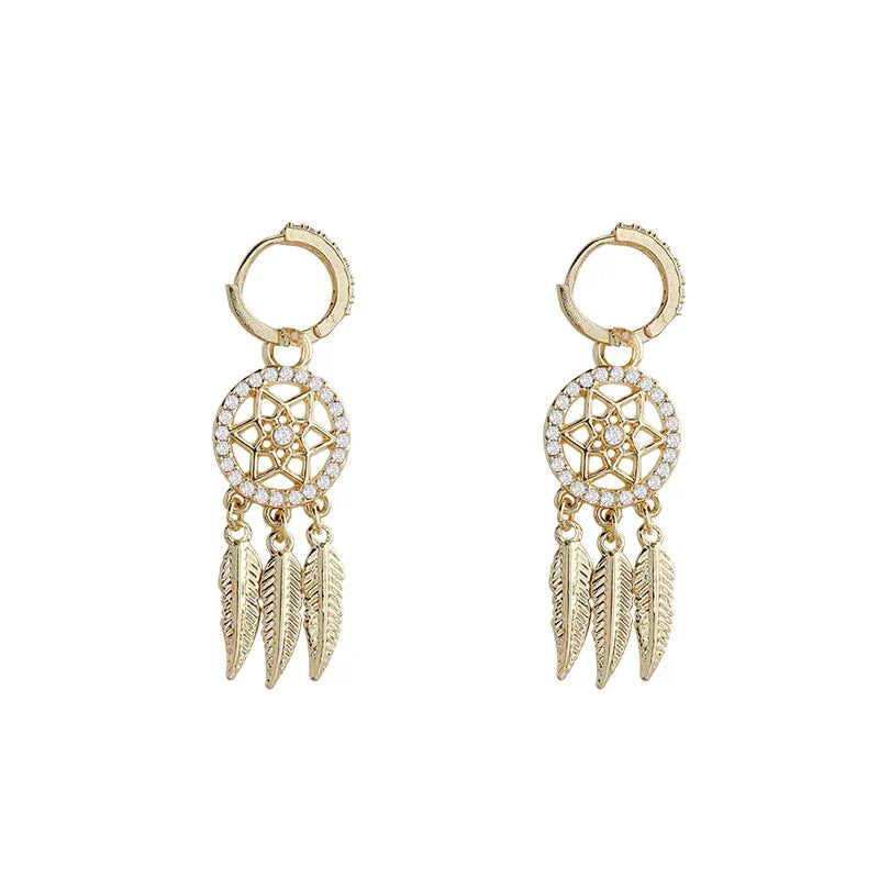 Evani️ | Elegante Verfeinerung mit Ohrringen aus 14-karätigem Gold