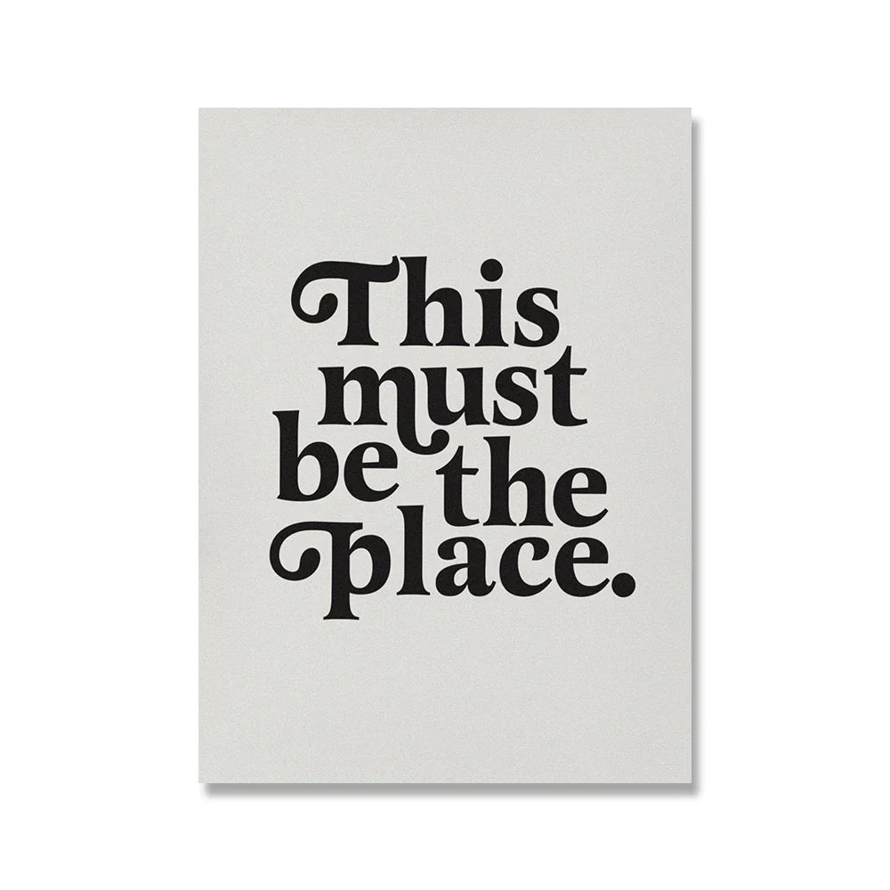 Inspirierende Zitate Wandkunst Fine Art Leinwanddrucke Schwarz Weiß Poster Buchstaben und Zitate Bilder Für Wohnzimmer Schlafzimmer Nordische Wohnkultur | Karnz