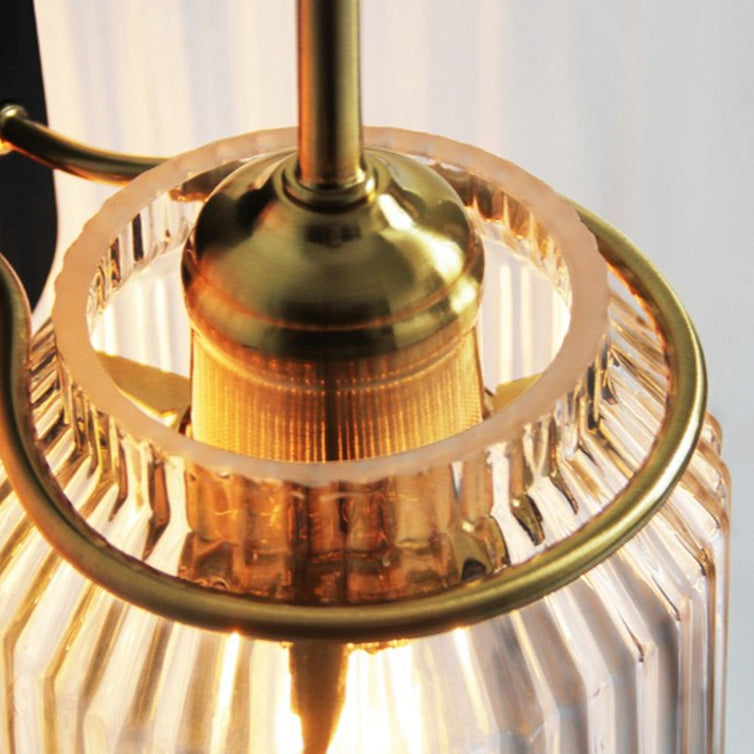 Industrielle Glastrichter Wandleuchte | Karnz