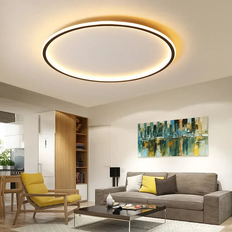 Skandinavische runde Deckenlampe - NordicGlow | Karnz
