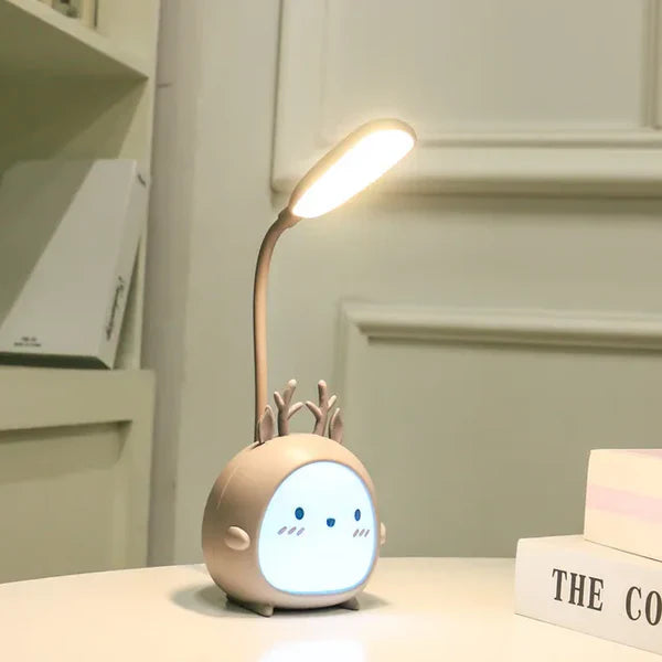 Kinderleselampe mit Augenschutz und USB-Nachtlicht - BrightBuddy | Karnz