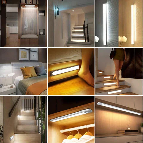 Karnz | Lumilux Kabellose LED Lampe mit Sensor und Drei Lichtfarben