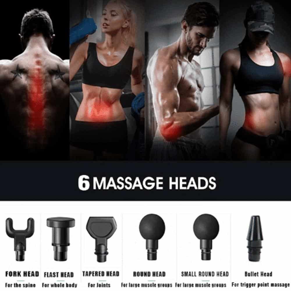 Massagepistole Pro+ gegen Muskelkater - mit 30 Geschwindigkeitsstufen | Karnz