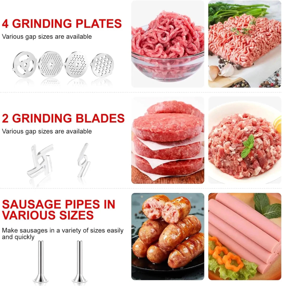 GRINDLIVA Fleischwolfaufsatz für KitchenAid | Karnz