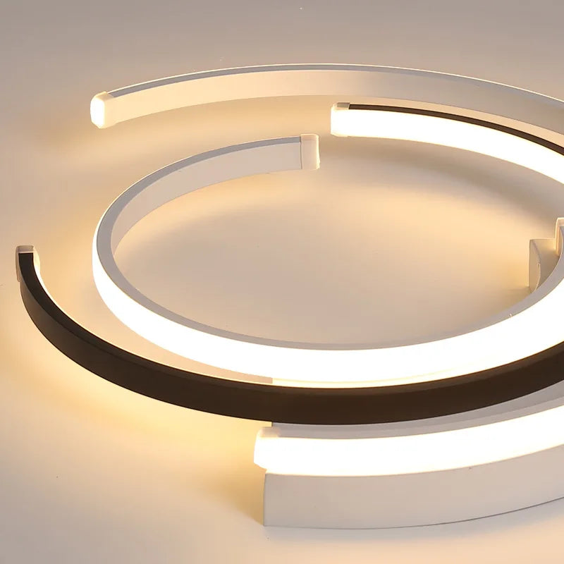 LEDFlex Deckenleuchte – Modern Rund LED Beleuchtung für Wohnzimmer und Schlafzimmer | Karnz
