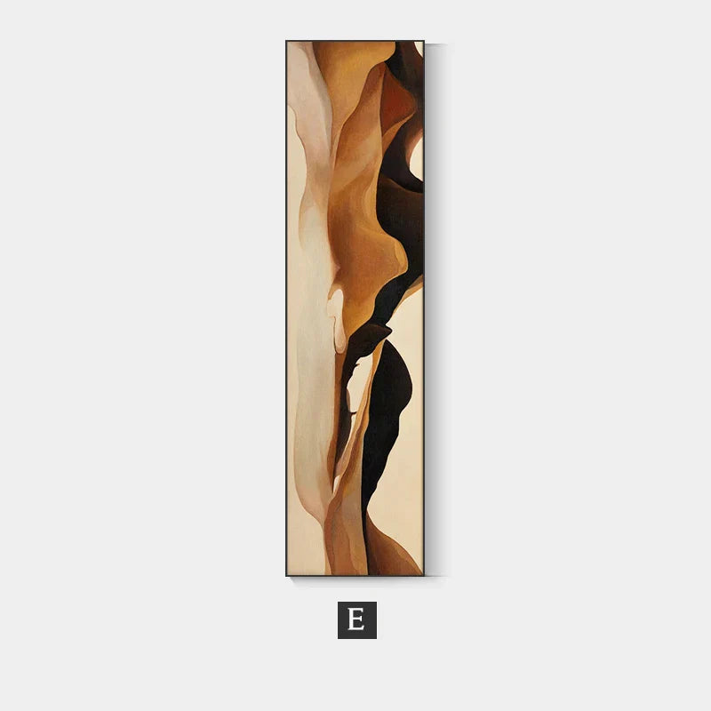 Nordic Abstract Geomorphic Color Block Wandkunst Fine Art Leinwanddrucke Vertikales Format Bilder Für Wohnzimmer Schlafzimmer Eingang Flur Wanddeko | Karnz