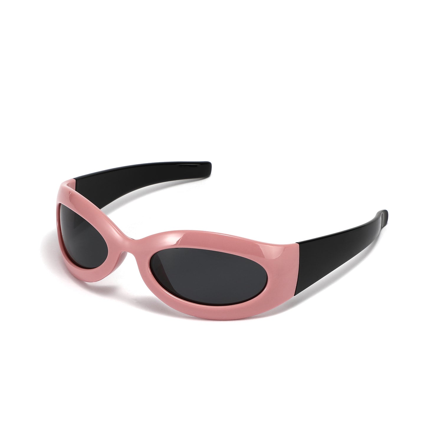 Damen modische retro Sonnenbrille im trendigen ovalen Design Karnz