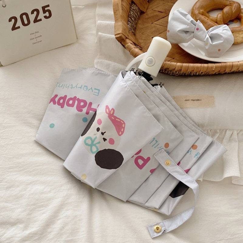 Damen Faltregenschirm mit kreativem Cartoon-Design Karnz