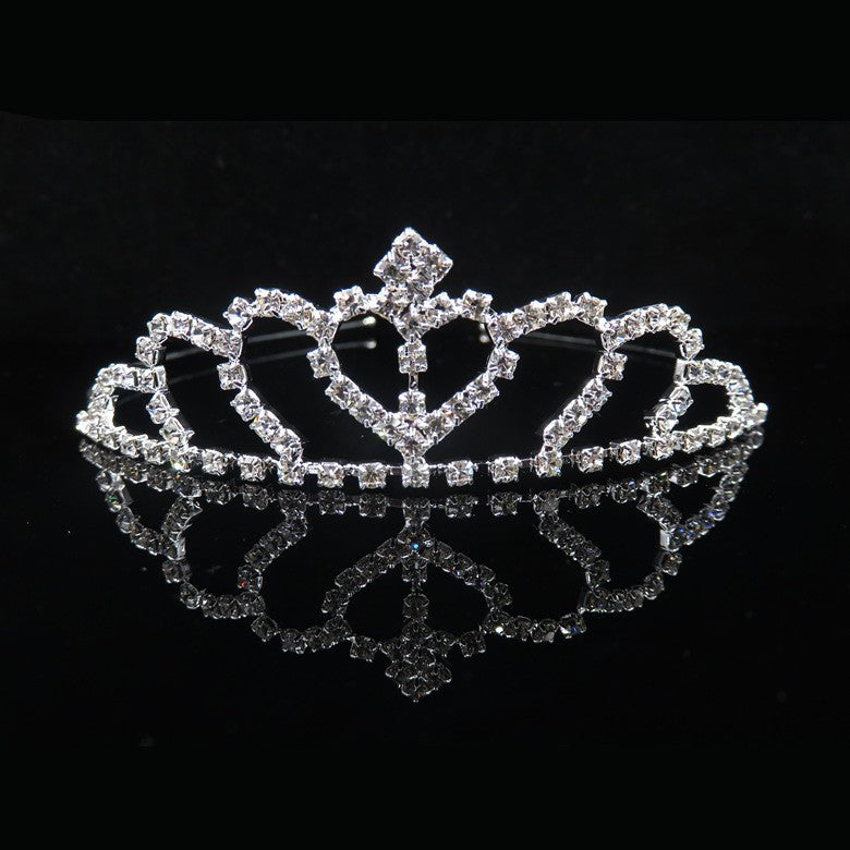 Damen Kristallverzierte Tiara Karnz