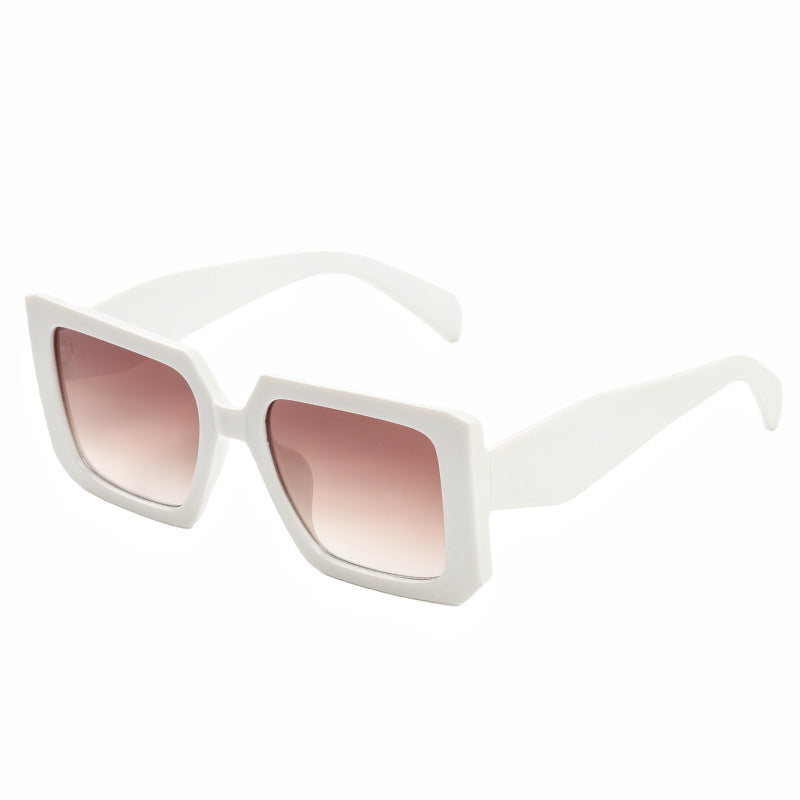 Damen modische oversized Sonnenbrille im Leopardenmuster Karnz
