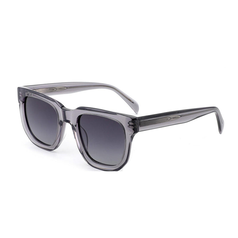 Damen modische Sonnenbrille mit robustem Kunststoffrahmen und braunen Gläsern Karnz