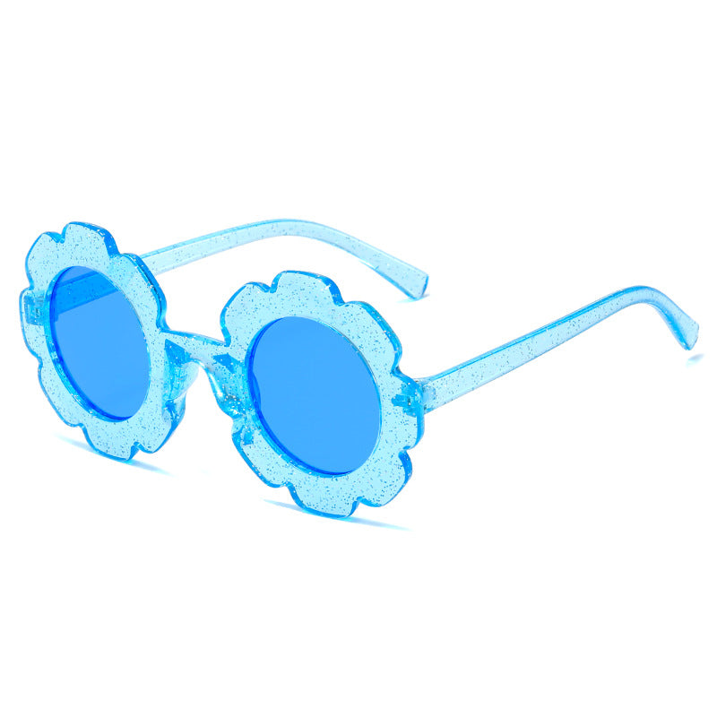 Damen verspielte Blumen-Sonnenbrille mit hoch UV-Schutz Karnz