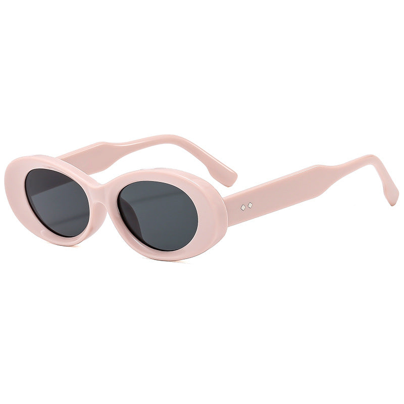 Damen Retro-inspirierte Sonnenbrille im eleganten Ovaldesign Karnz