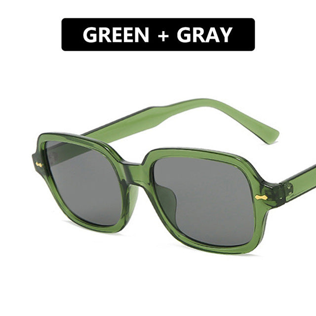 Damen quadratische Sonnenbrille mit stylishem und robustem Rahmen Karnz