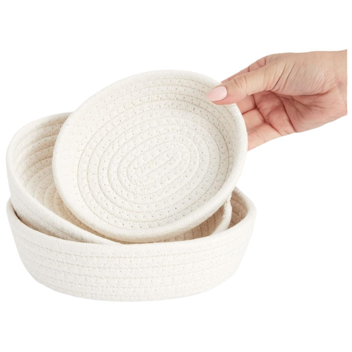Damen Aufbewahrungskörbe aus hochwertigem Baumwollmaterial Karnz
