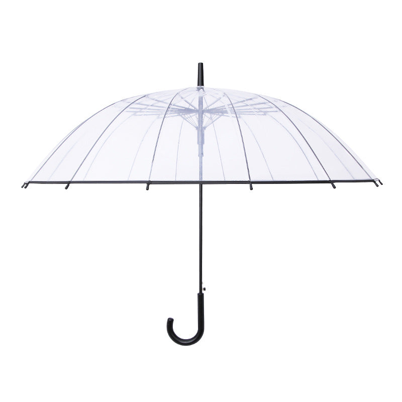 Damen Transparenter Regenschirm Karnz