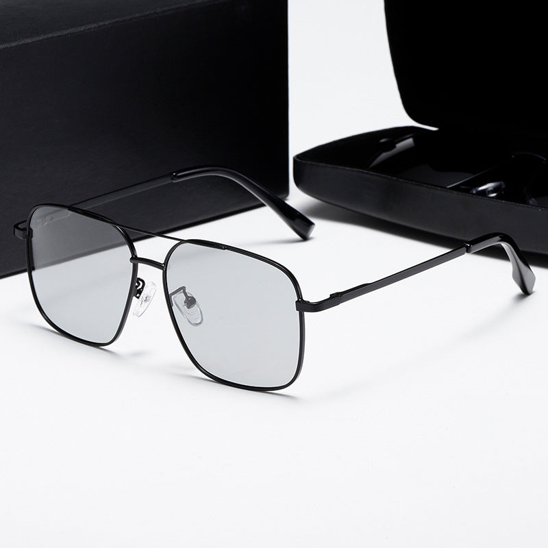 Herren Modische quadratische Sonnenbrille Karnz