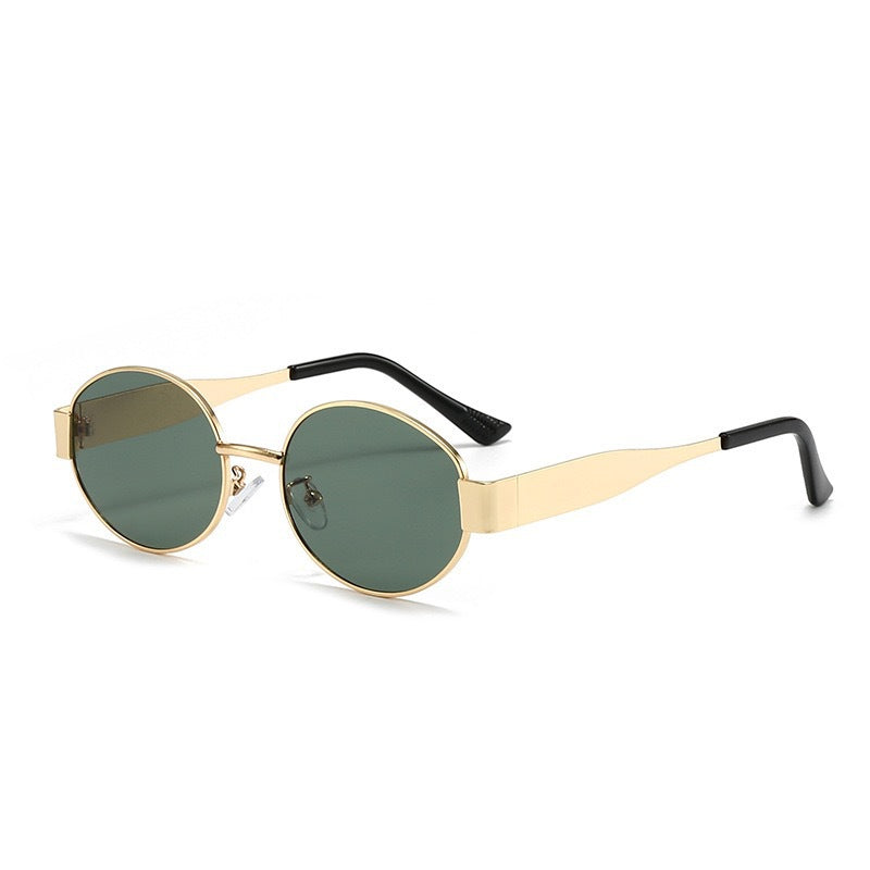 Damen stylische Metallsonnenbrille Karnz