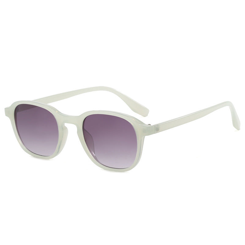 Damen modische Sonnenbrille im ovalen Design Karnz