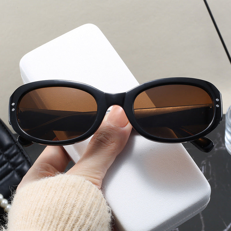Damen elegante Oversized-Sonnenbrille mit schützendem UV-Schutz Karnz