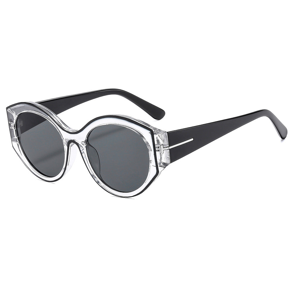 Damen Cat-Eye Sonnenbrille mit extravagantem Rahmen und UV-Schutz Karnz