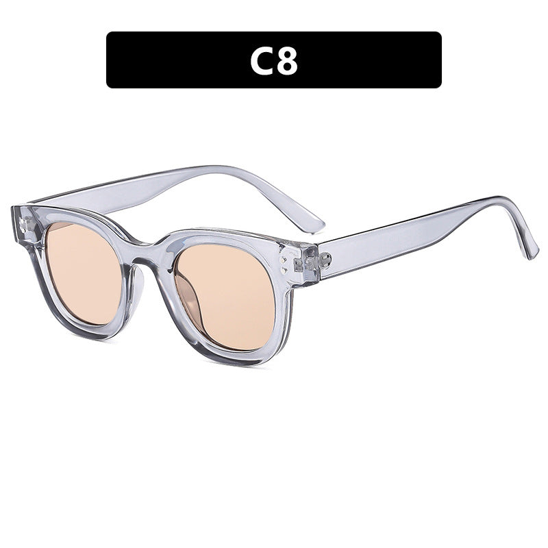 Damen stilvolle Sonnenbrille mit markantem Design und polarisierenden Gläsern Karnz