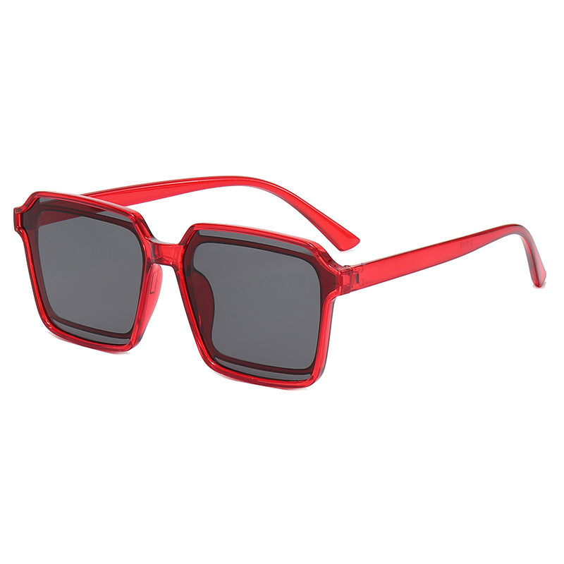 Damen elegante quadratische Sonnenbrille mit robustem Rahmen Karnz