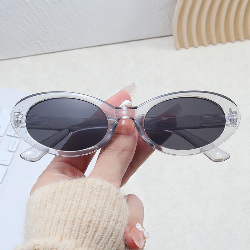Damen modische Sonnenbrille im eleganten Ovaldesign Karnz