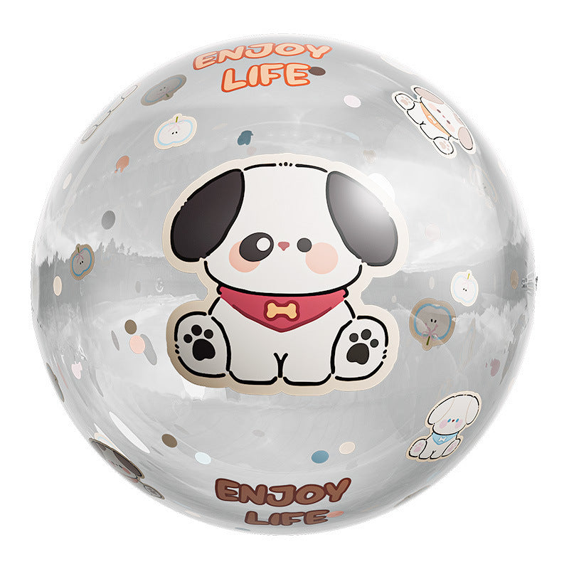 Unisex Aufblasbare Spielball mit fröhlichem Bärenmotiv Karnz
