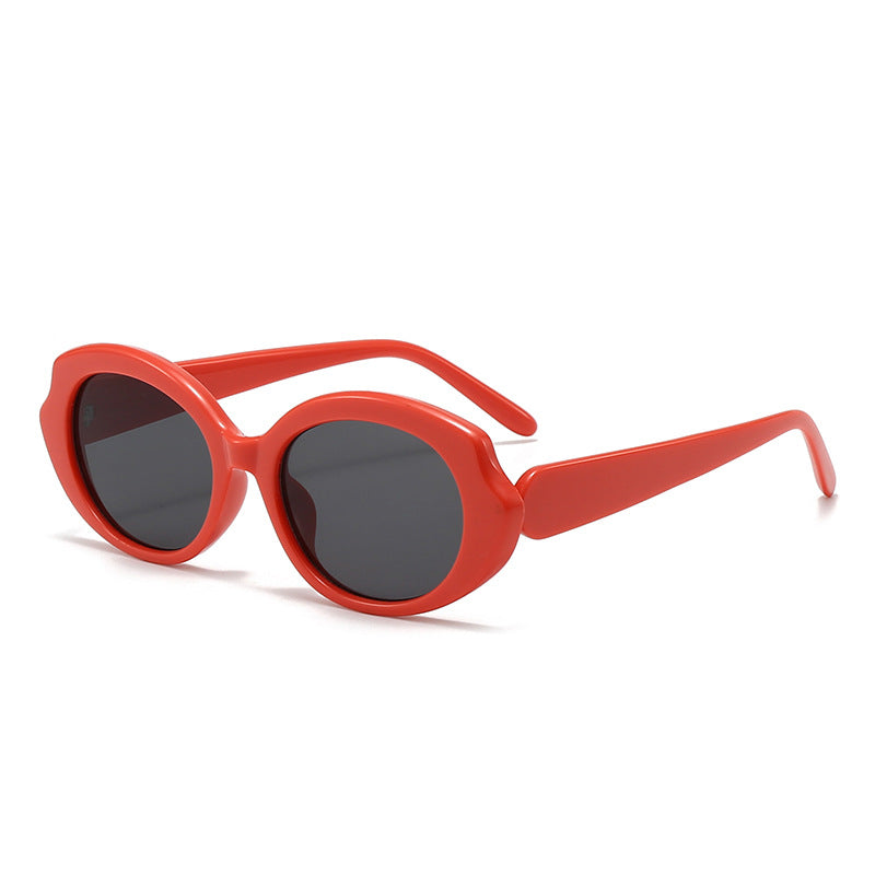 Damen modische runde Designer-Sonnenbrille Karnz