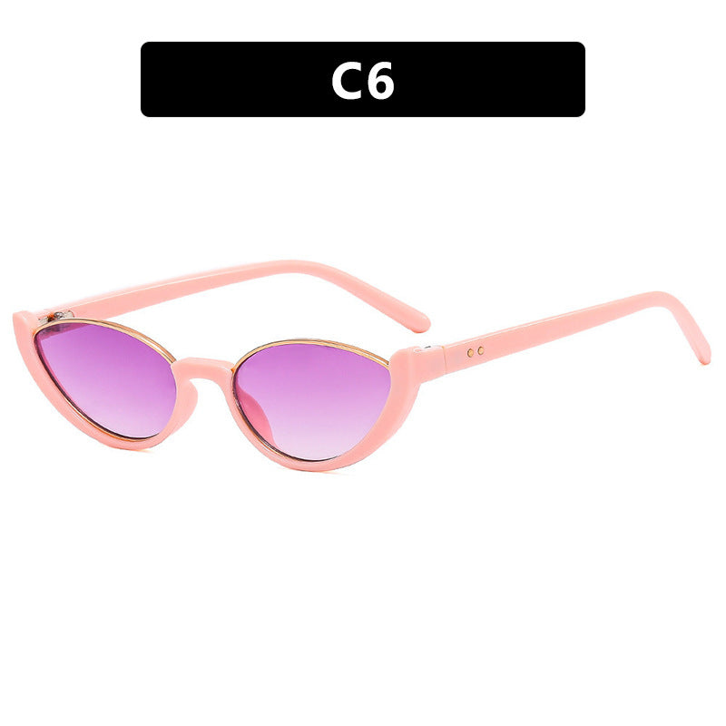Damen Cat-Eye Sonnenbrille mit verspiegelten Gläsern und elegantem Rahmen Karnz